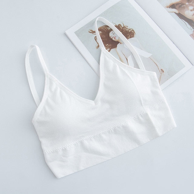 Sports Bra 2020  Women Fitness Top Seamless Yoga Bra Black White Running Yoga Gym Crop Top Women Push Up Sport Bra Top
