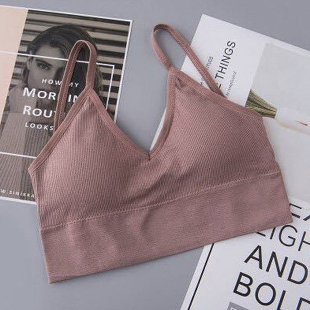 Sports Bra 2020  Women Fitness Top Seamless Yoga Bra Black White Running Yoga Gym Crop Top Women Push Up Sport Bra Top