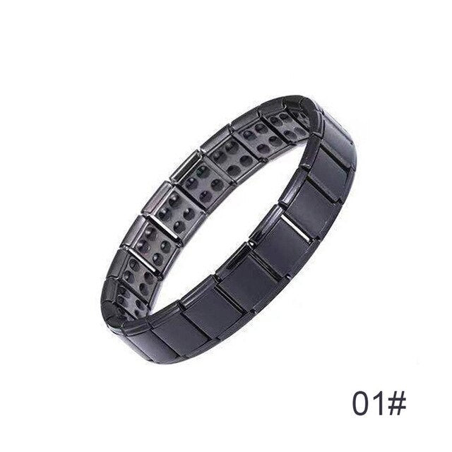 Magnetic therapy Health care Loss Weight Effective Black Stone Bracelets slimming Stimulating Acupoints Arthritis Pain Relief