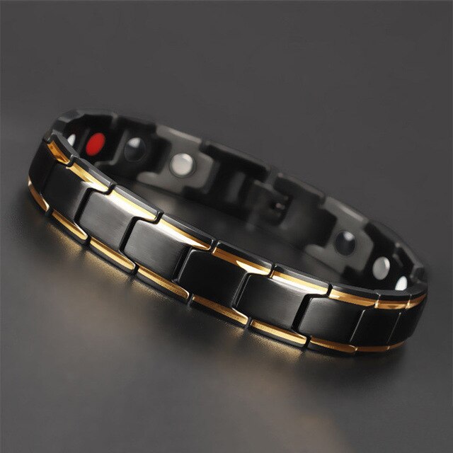 Magnetic therapy Health care Loss Weight Effective Black Stone Bracelets slimming Stimulating Acupoints Arthritis Pain Relief