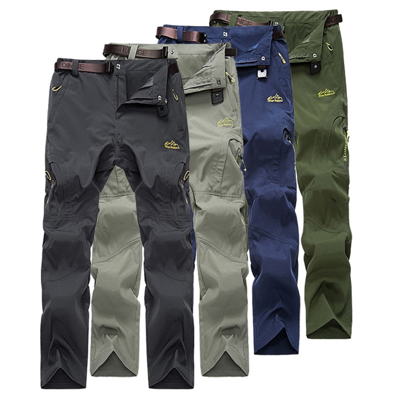 Summer Pants Men Stretch Quick Dry Pants Ultra Thin Breathable Male Trousers Man Plus Size L-5XL Outdoor joggers Cago Pants