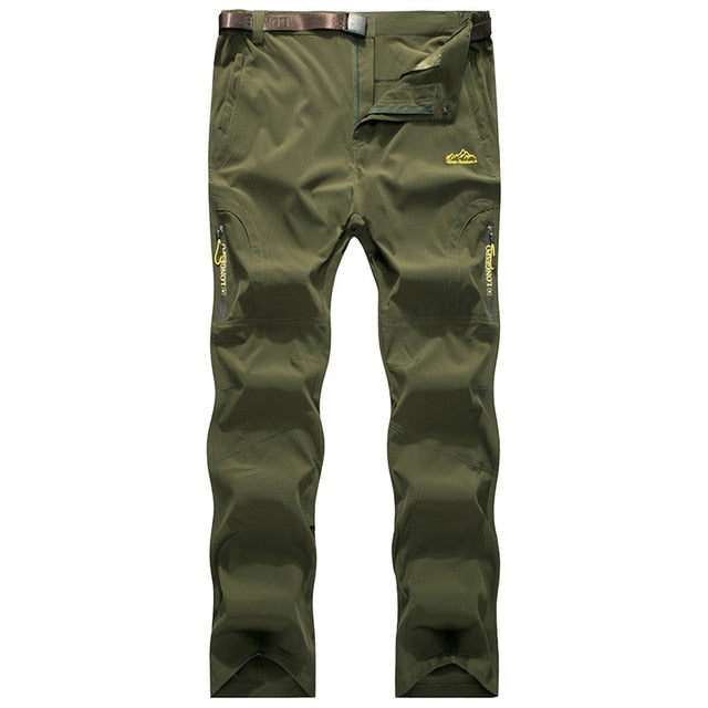 Summer Pants Men Stretch Quick Dry Pants Ultra Thin Breathable Male Trousers Man Plus Size L-5XL Outdoor joggers Cago Pants