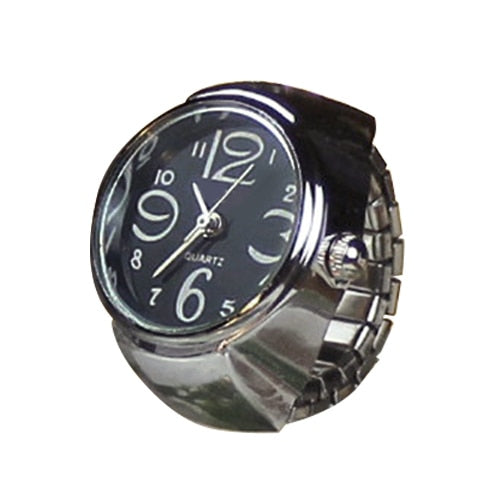 Fashion Women Men Ring Watch Stretch Quartz Finger Watches Rings Jewelry Gifts XRQ88