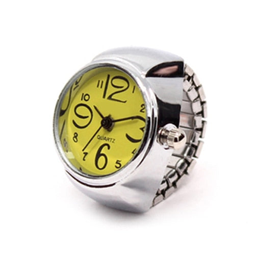 Fashion Women Men Ring Watch Stretch Quartz Finger Watches Rings Jewelry Gifts XRQ88