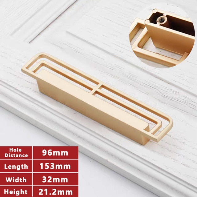 WV Classical Handle Solid Brass Black Gold Vintage Handles 96mm Ancient Cabinet Door Handles for Furniture Drawer Pulls Hardware