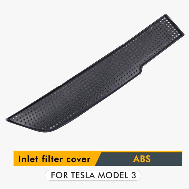 Heenvn Car Air Flow Vent Cover Trim Auto For Tesla Model 3 Air Filter Accessories Anti-Blocking Model3 Intake Protection Three