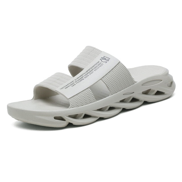 Summer Men Shoes Male Home Indoor Bathroom Slippers Lightweight Men's Slippers Teenager Black Beach Sandals Comfort Man Shoe L13