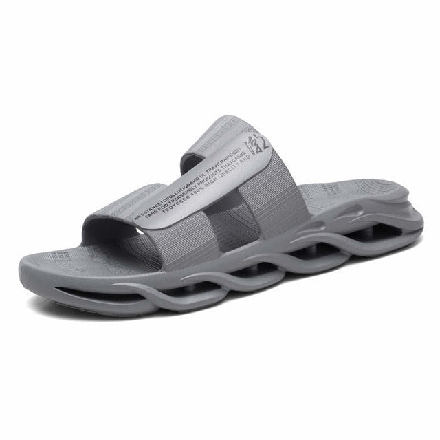 Summer Men Shoes Male Home Indoor Bathroom Slippers Lightweight Men's Slippers Teenager Black Beach Sandals Comfort Man Shoe L13