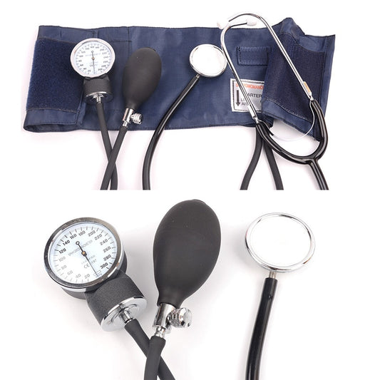 Medical Doctor Stethoscope Manual Blood Pressure Monitor Pressure Diastolic ARM Sphygmomanometer Cuff Tonometer Health Monitor