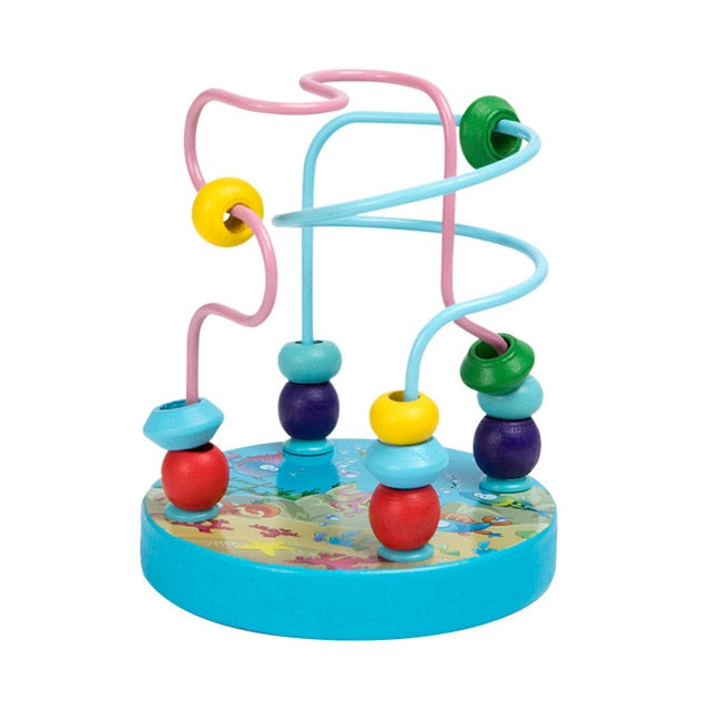 Kids Montessori Wooden Toys Rainbow Blocks Kid Learning Toy Baby Music Rattles Graphic Colorful Wooden Blocks Educational Toy