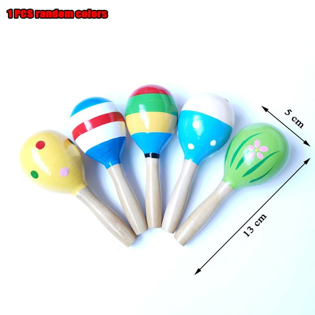 Kids Montessori Wooden Toys Rainbow Blocks Kid Learning Toy Baby Music Rattles Graphic Colorful Wooden Blocks Educational Toy