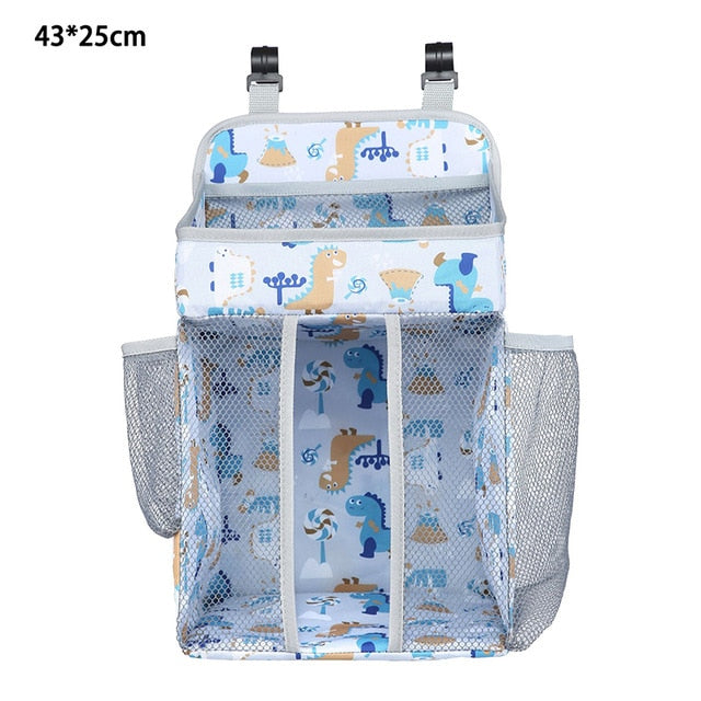 Baby Newborn Bed Storage Organizer Crib Hanging Storage Bag Caddy Organizer For Baby Essentials Bedding Set Diaper Storage Bag