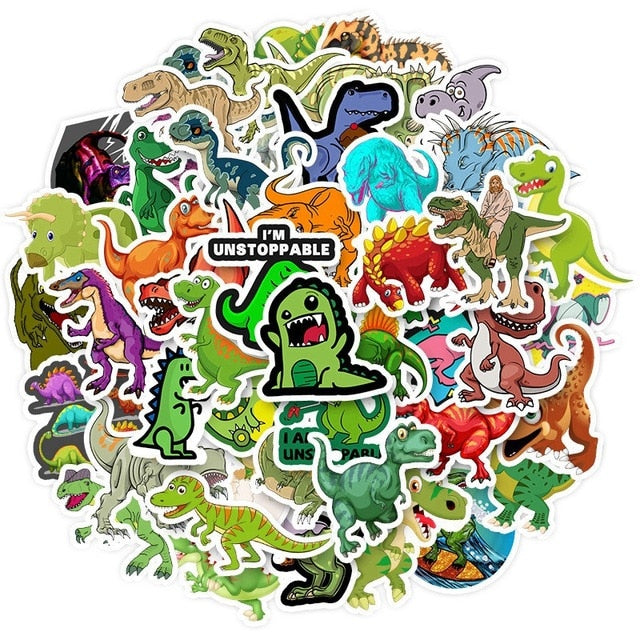 35/50pcs Vsco Sticker for Kids Anime Laptop Stickers Pack Skateboard Motorcycle Vsco Girl Toys for Children Cool Animal Stickers