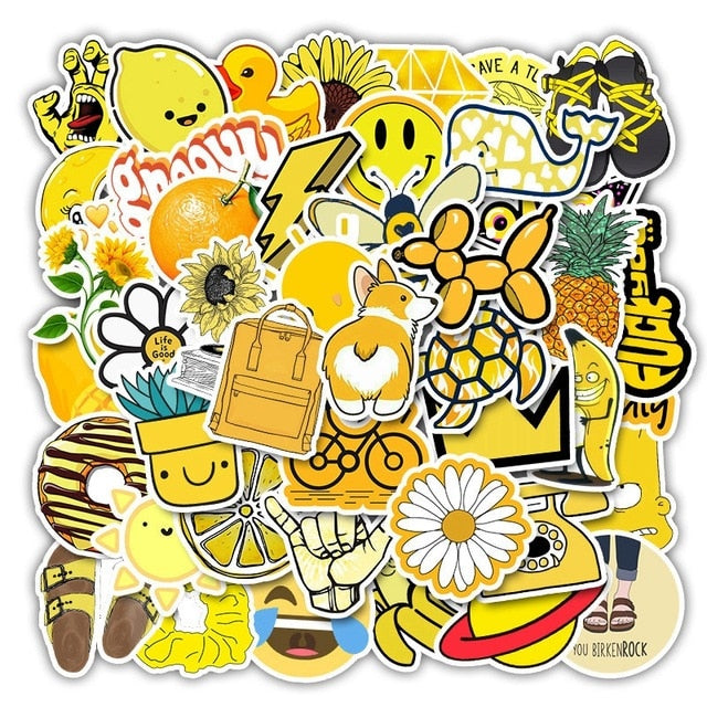 35/50pcs Vsco Sticker for Kids Anime Laptop Stickers Pack Skateboard Motorcycle Vsco Girl Toys for Children Cool Animal Stickers