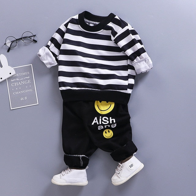 Spring Autumn and winter kids baby boy clothes coat+pant 2pcs baby girl clothes Toddler boy clothing set,Rroupas bebess meninoss