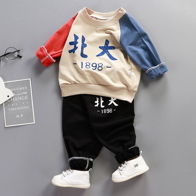 Spring Autumn and winter kids baby boy clothes coat+pant 2pcs baby girl clothes Toddler boy clothing set,Rroupas bebess meninoss