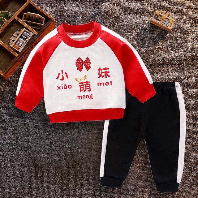 Spring Autumn and winter kids baby boy clothes coat+pant 2pcs baby girl clothes Toddler boy clothing set,Rroupas bebess meninoss