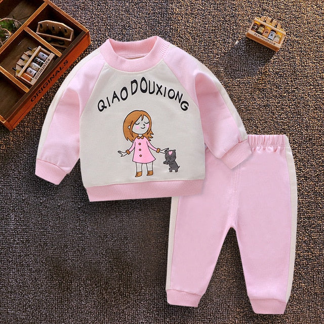 Spring Autumn and winter kids baby boy clothes coat+pant 2pcs baby girl clothes Toddler boy clothing set,Rroupas bebess meninoss