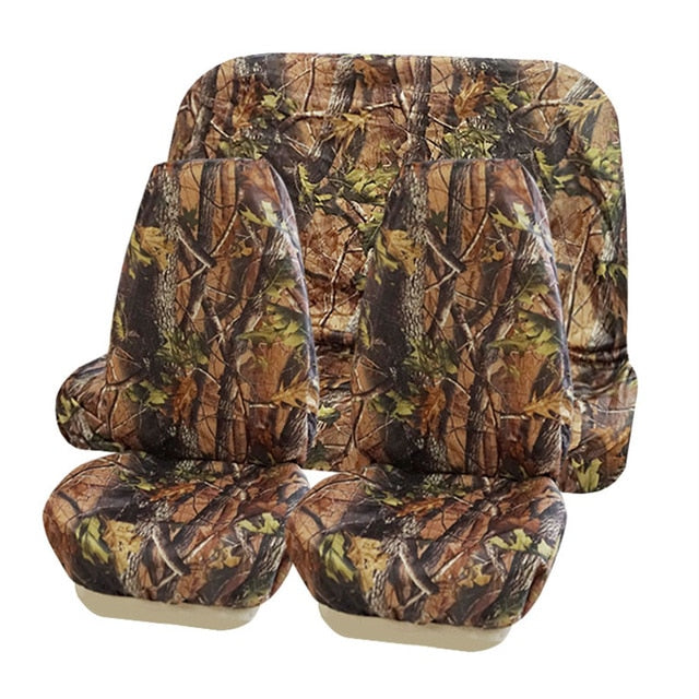 AUTOROWN Hunting Camouflage Car Seat Covers For Jeep Honda Nissan Kia Volvo Auto Seat Cover For Fishing Interior Accessories