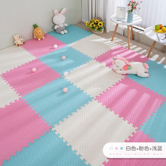 Baby Puzzle Mat Play Mat Kids Interlocking Exercise Tiles Rugs Floor Tiles Toys Carpet Soft Carpet Climbing Pad EVA Foam