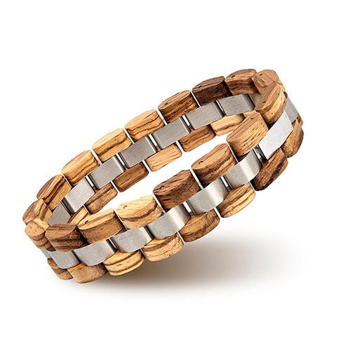 BOBO BIRD Wood Men Bracelet Fashion Watch Bands Elegant Jewelry браслет мужской Women Bracelets Dropshipping Gifts For Lovers