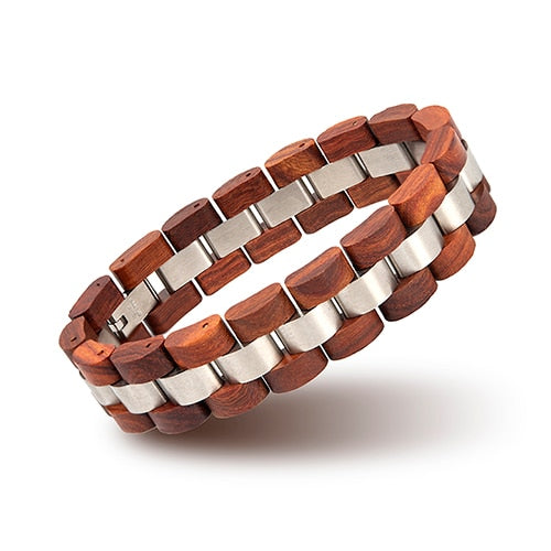 BOBO BIRD Wood Men Bracelet Fashion Watch Bands Elegant Jewelry браслет мужской Women Bracelets Dropshipping Gifts For Lovers