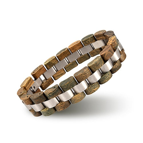 BOBO BIRD Wood Men Bracelet Fashion Watch Bands Elegant Jewelry браслет мужской Women Bracelets Dropshipping Gifts For Lovers