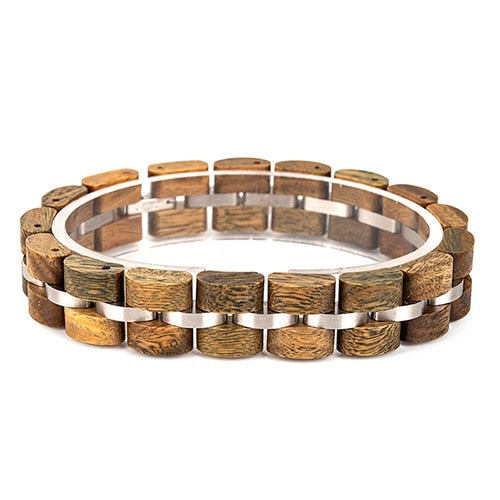 BOBO BIRD Wood Men Bracelet Fashion Watch Bands Elegant Jewelry браслет мужской Women Bracelets Dropshipping Gifts For Lovers