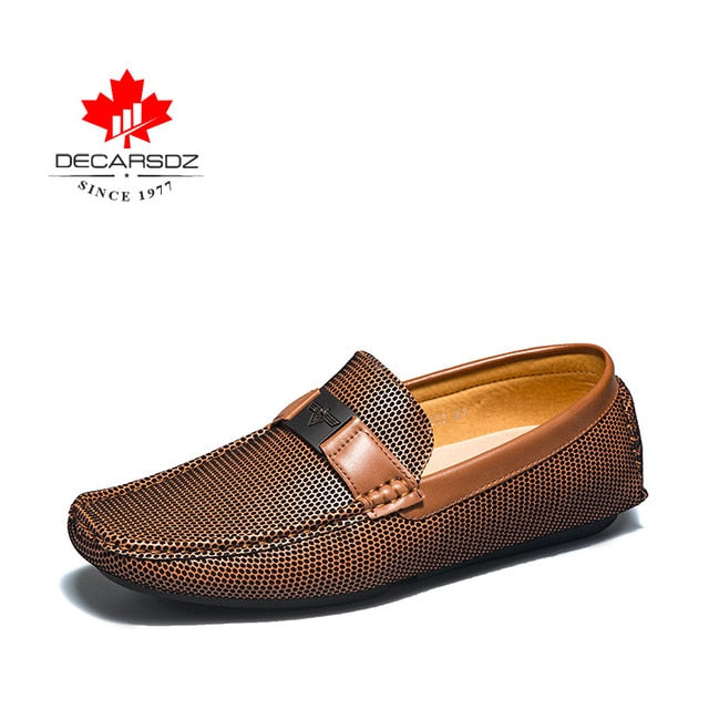 2020 Men Shoes Men Loafer Shoes Fashion Autumn  Men Casual Shoes Design Luxury Leather Moccasins Male Footwear Brand Men's Flats