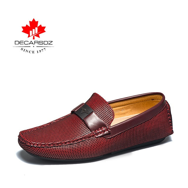 2020 Men Shoes Men Loafer Shoes Fashion Autumn  Men Casual Shoes Design Luxury Leather Moccasins Male Footwear Brand Men's Flats