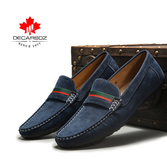 Men Loafers Shoes 2020 Autumn Fashion Men's Flats Brand Moccasins Male Footwear Comfy Slip-ON Suede Men Shoes Men Casual Shoes