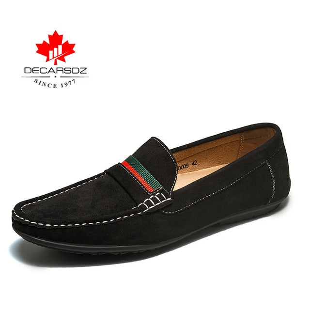 Men Loafers Shoes 2020 Autumn Fashion Men's Flats Brand Moccasins Male Footwear Comfy Slip-ON Suede Men Shoes Men Casual Shoes