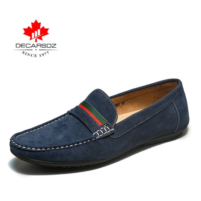 Men Loafers Shoes 2020 Autumn Fashion Men's Flats Brand Moccasins Male Footwear Comfy Slip-ON Suede Men Shoes Men Casual Shoes