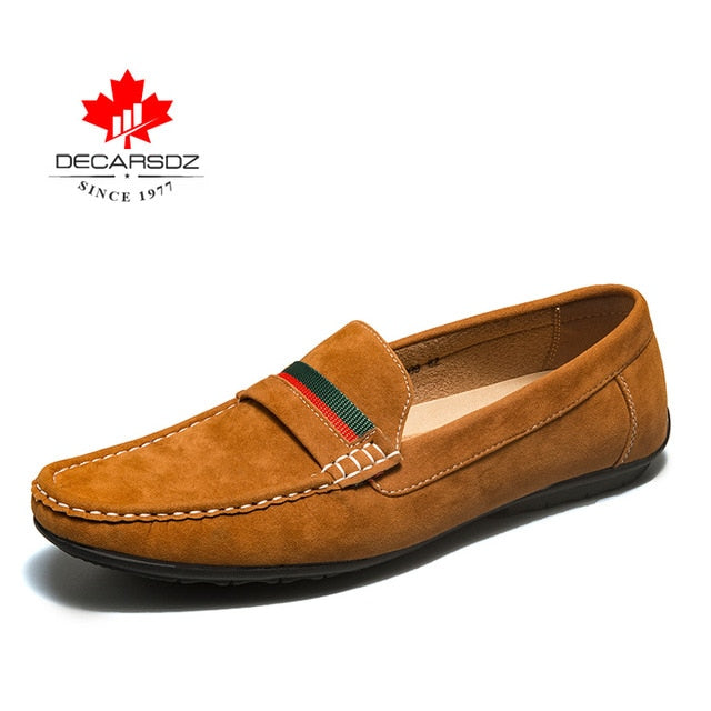 Men Loafers Shoes 2020 Autumn Fashion Men's Flats Brand Moccasins Male Footwear Comfy Slip-ON Suede Men Shoes Men Casual Shoes