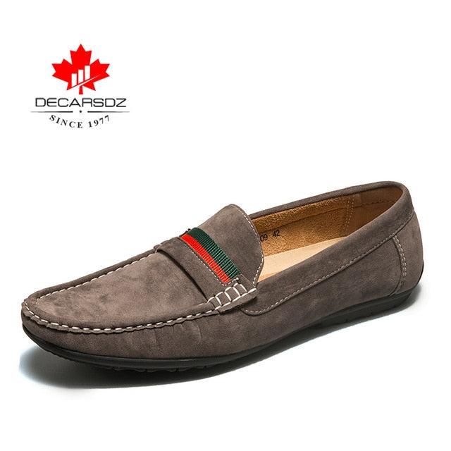 Men Loafers Shoes 2020 Autumn Fashion Men's Flats Brand Moccasins Male Footwear Comfy Slip-ON Suede Men Shoes Men Casual Shoes