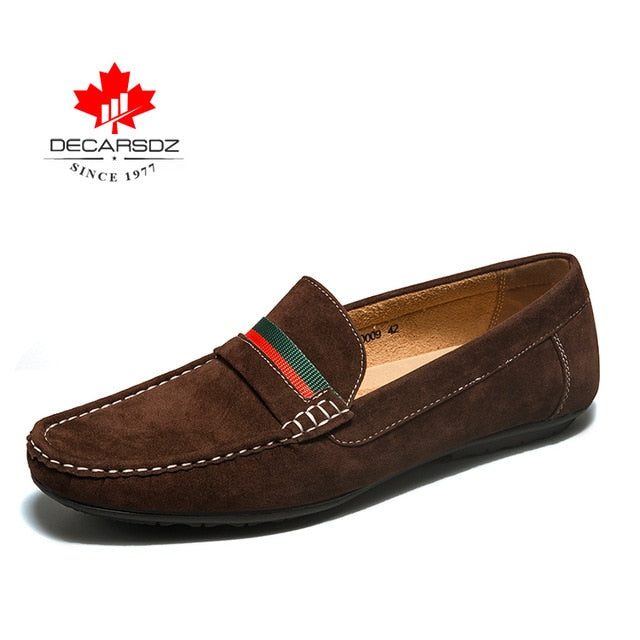 Men Loafers Shoes 2020 Autumn Fashion Men's Flats Brand Moccasins Male Footwear Comfy Slip-ON Suede Men Shoes Men Casual Shoes