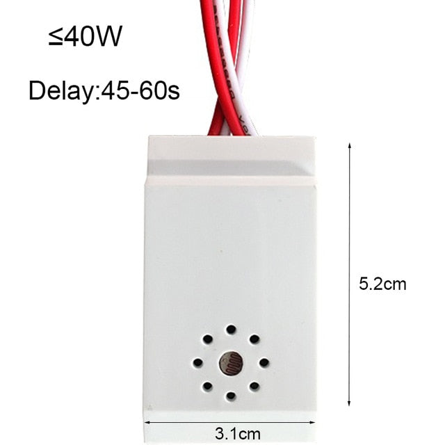 Automatic Lamp Photocell Light Controller Photoswitch PIR Sensor Detector Switch Sound 220v Home Improvement Outdoor Lighting
