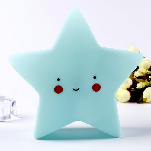 2019 Cute Smiley Clouds Stars Moon Appease Glow Night Light Feeding Light Baby Sleeping Toy Kids Christmas Gifts for New Year