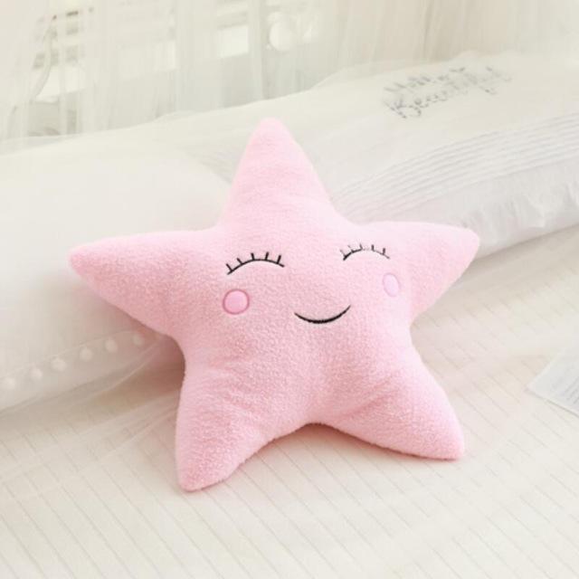 Promotion Stuffed Cloud Moon Star Raindrop Plush Pillow Soft Cushion  Stuffed Plush Toys For Children Baby Kids Pillow Girl