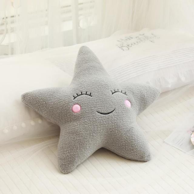 Promotion Stuffed Cloud Moon Star Raindrop Plush Pillow Soft Cushion  Stuffed Plush Toys For Children Baby Kids Pillow Girl