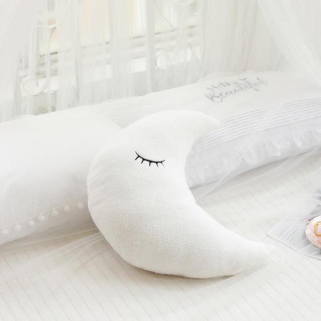 Promotion Stuffed Cloud Moon Star Raindrop Plush Pillow Soft Cushion  Stuffed Plush Toys For Children Baby Kids Pillow Girl
