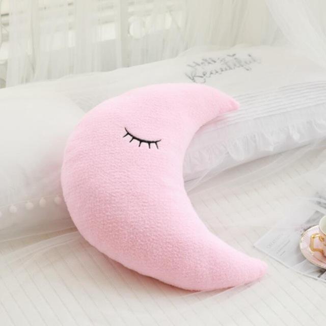 Promotion Stuffed Cloud Moon Star Raindrop Plush Pillow Soft Cushion  Stuffed Plush Toys For Children Baby Kids Pillow Girl