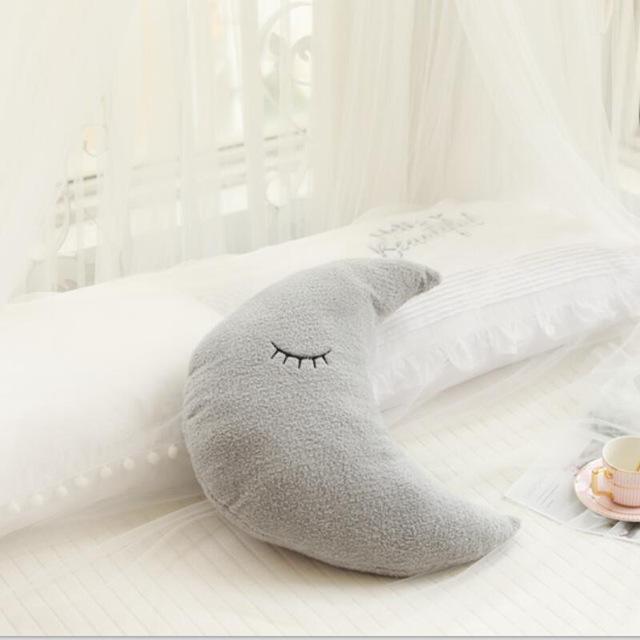 Promotion Stuffed Cloud Moon Star Raindrop Plush Pillow Soft Cushion  Stuffed Plush Toys For Children Baby Kids Pillow Girl