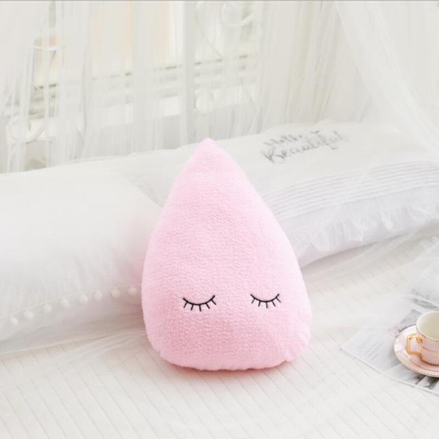 Promotion Stuffed Cloud Moon Star Raindrop Plush Pillow Soft Cushion  Stuffed Plush Toys For Children Baby Kids Pillow Girl