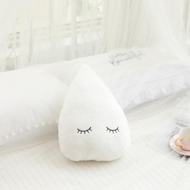 Promotion Stuffed Cloud Moon Star Raindrop Plush Pillow Soft Cushion  Stuffed Plush Toys For Children Baby Kids Pillow Girl