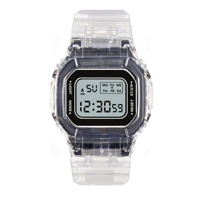 Luxury Women's Rose Gold Silicone Watches Women Fashion LED Digital Clock Casual Ladies Electronic Watch Reloj Mujer 2020