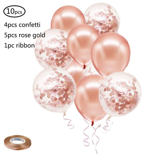 Mickey minnie foil balloons 1st birthday party decorations kids ballon number 1 globos dot latex Children's toy baby shower girl
