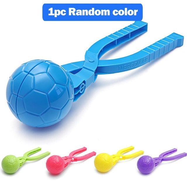 Plastic Snowball Maker Clip Safety Cartoon Duck Winter Snow Sand Mold Tool for Snowball Fight Outdoor Fun Sports Dropshipping