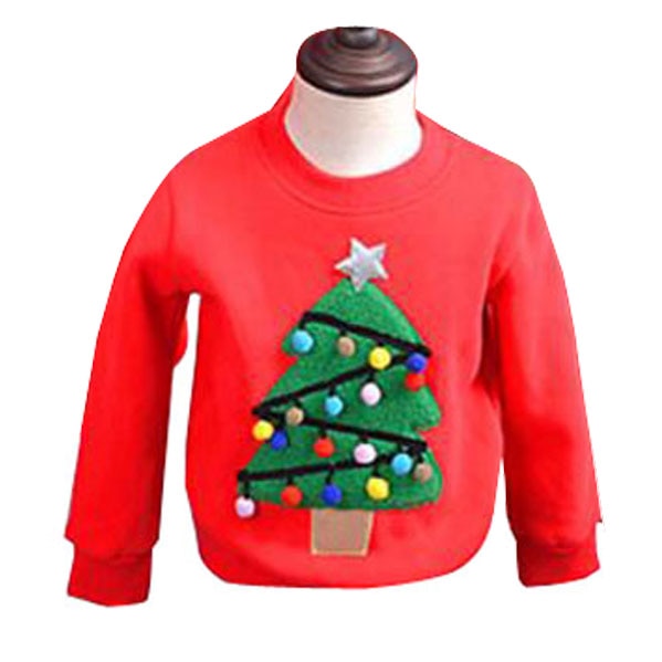 Family Matching Outfits 2020 Christmas Sweater Christmas tree Winter Children Clothing Kid shirt Polar Fleece Warm Family Look
