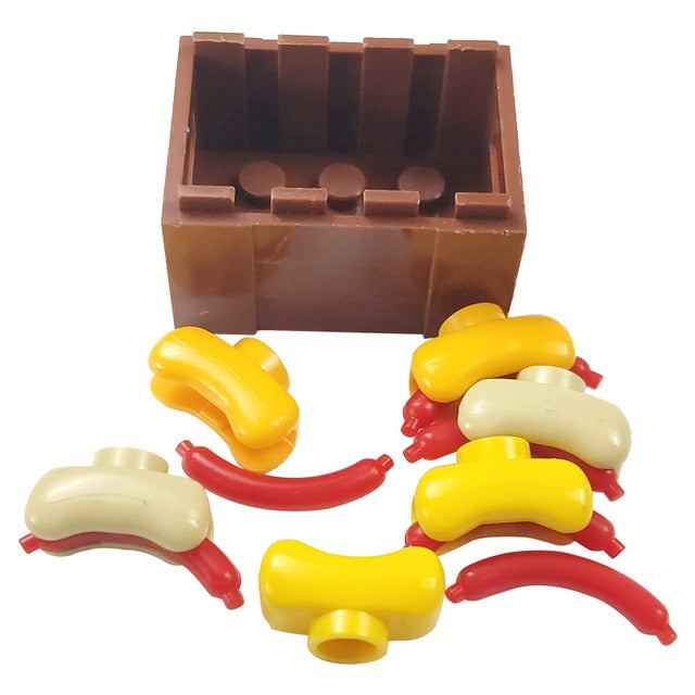For Creator Friends For Girl City MOC Food Ice Cream Hospital Baby Carriage Figures Building Blocks Toys For Kid Creators Friend